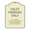Signmission Designer Series-Valet Parking All Others Will Be Towed Away Car Owner, 24" x 18", TG-1824-9873 A-DES-TG-1824-9873 - alternate 1